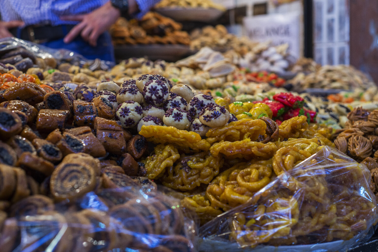 Assortimento di dolci in Marocco