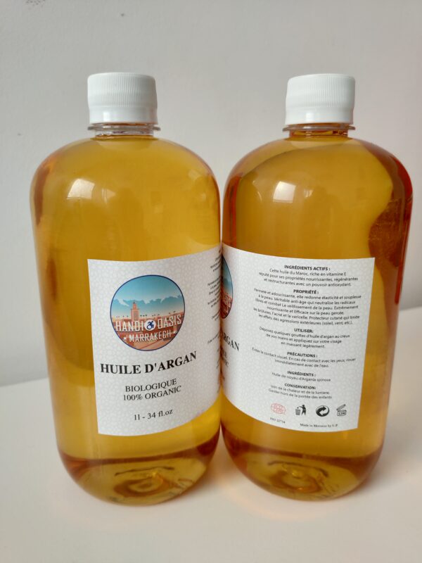 Huile d'Argan Cosmetique 100% Bio 1L