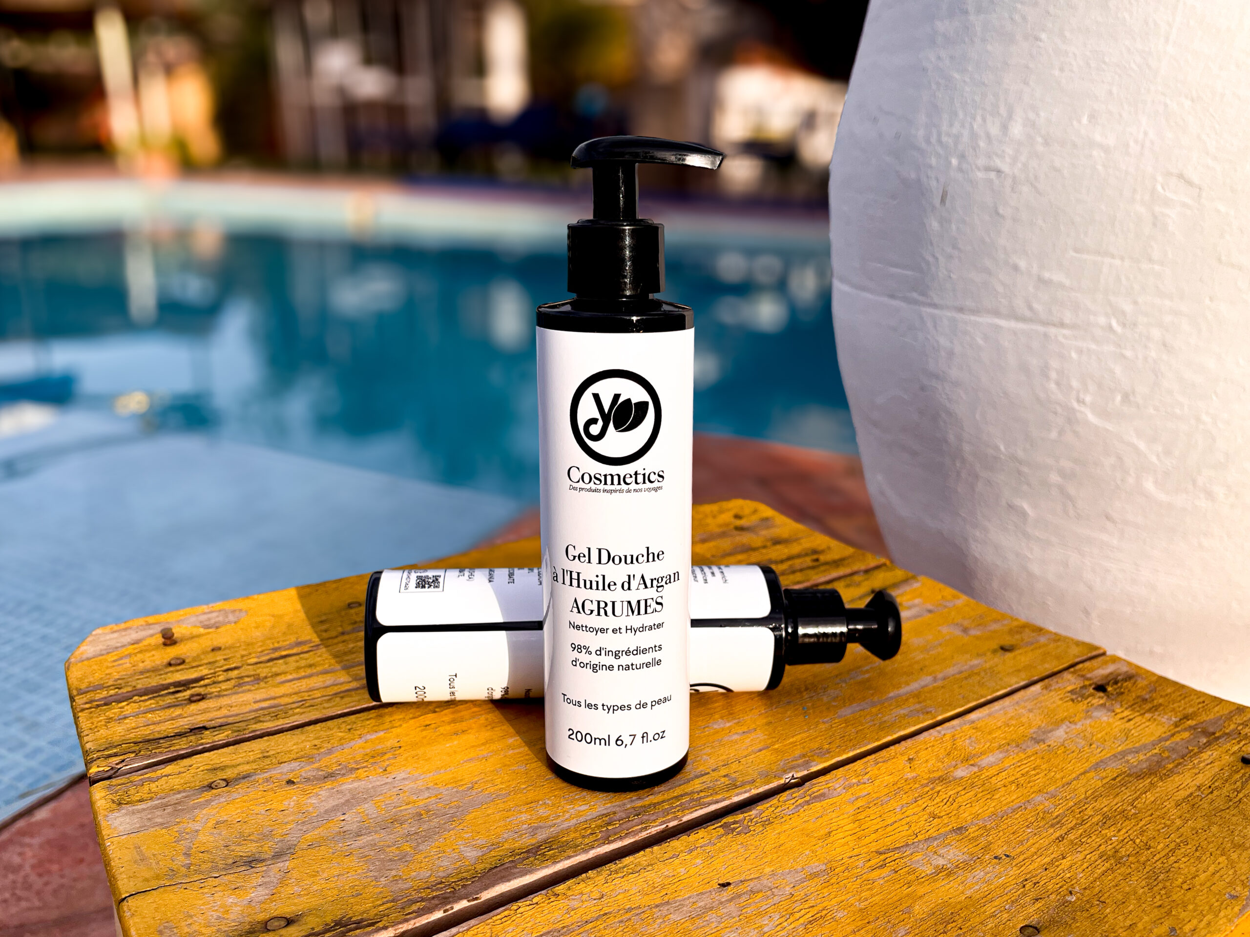 Gel douche à l'huile d'argan Agrumes