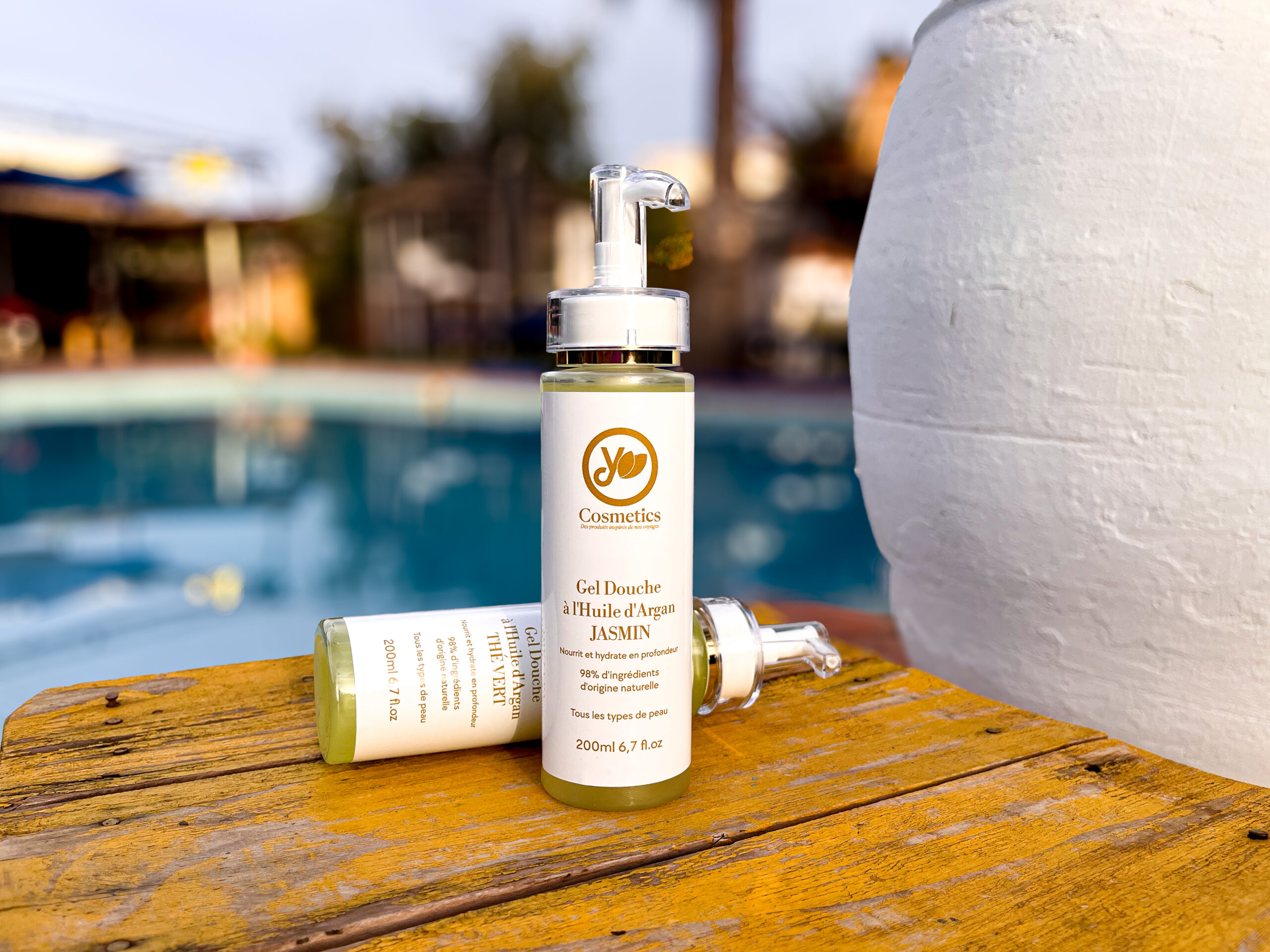 Gel douche huile d'argan parfum Jasmin 200ml