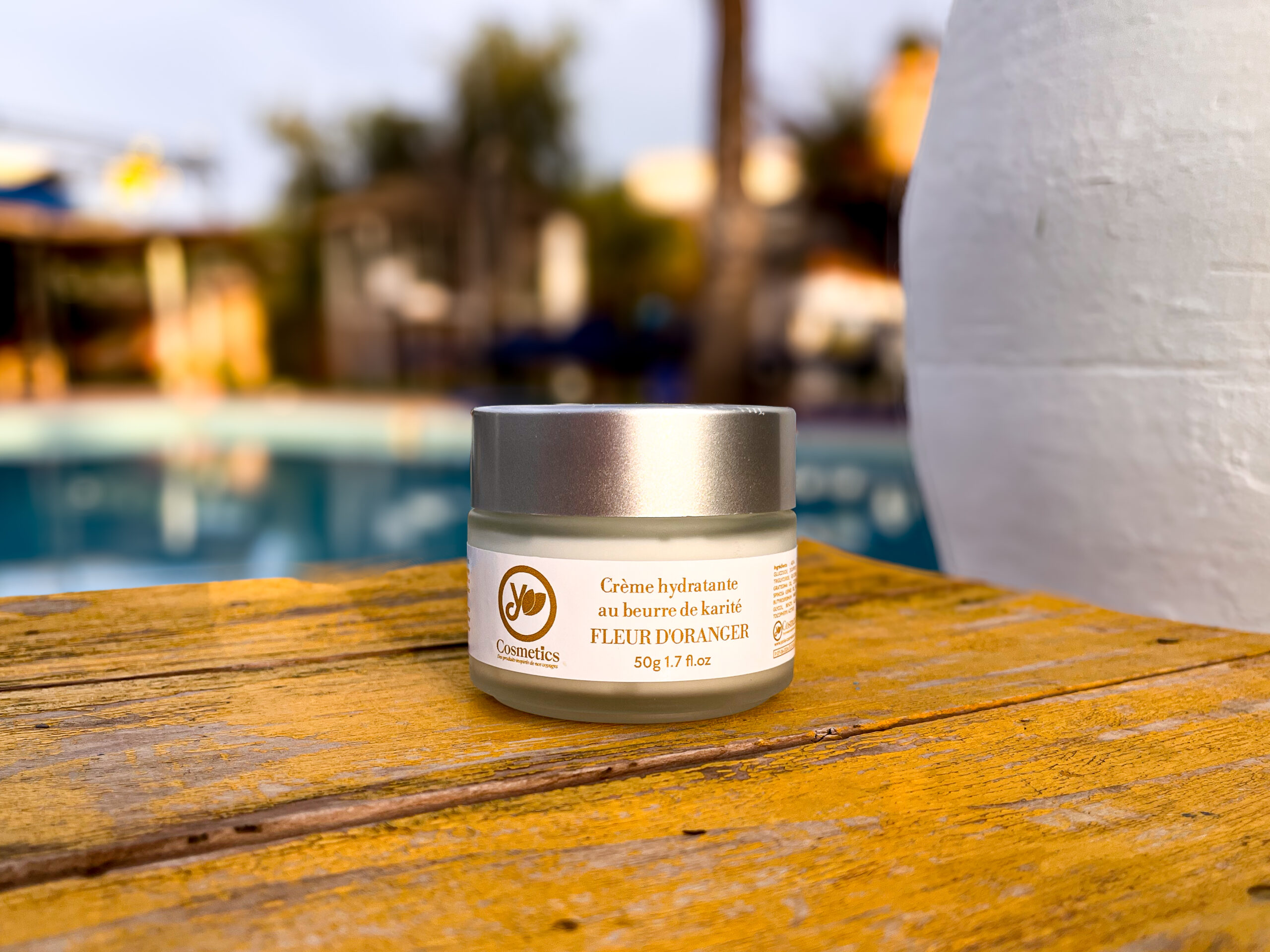 Crème hydratante au beurre de karité fleur d'oranger 100g