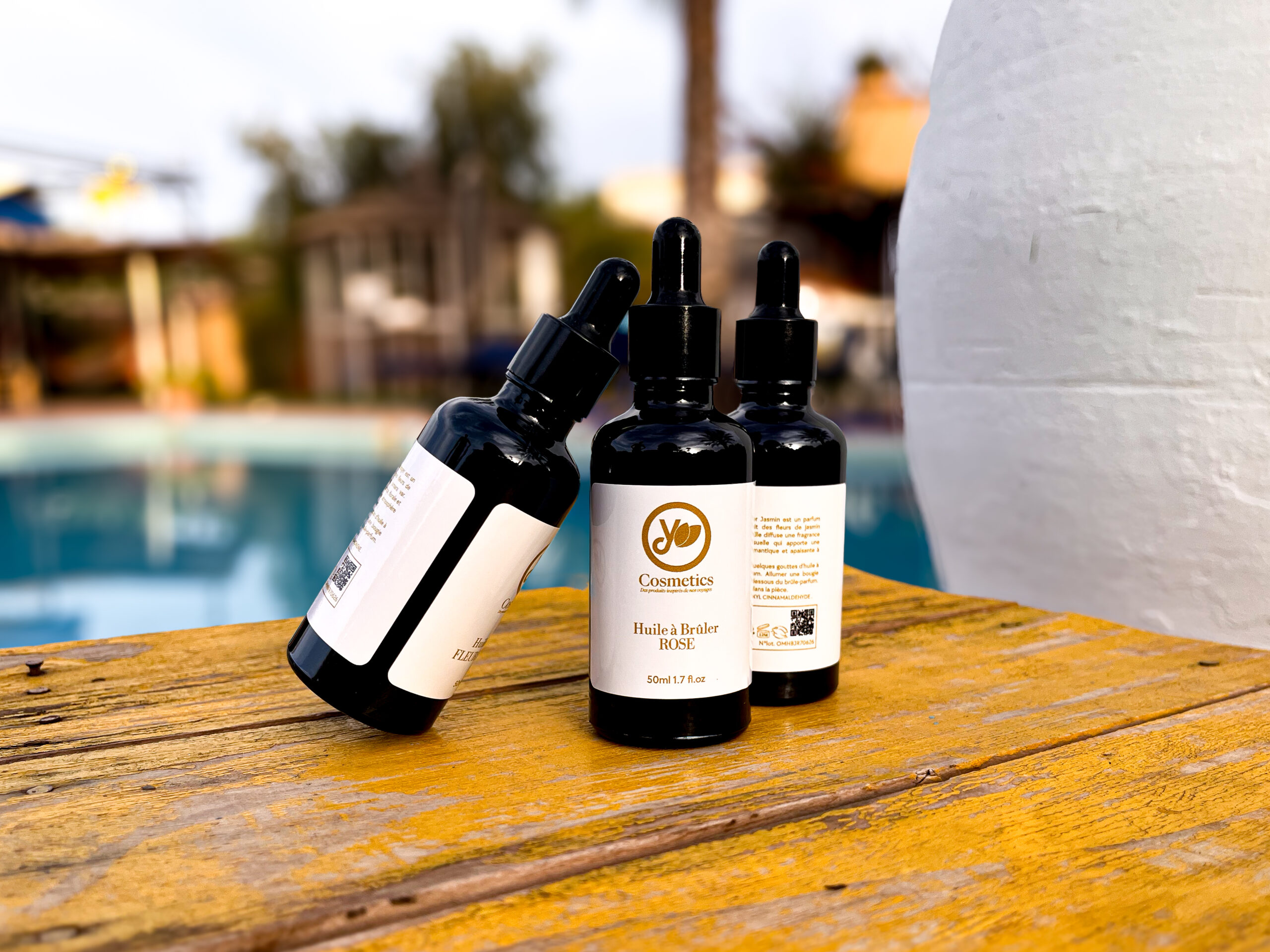 Huile a brûler Rose