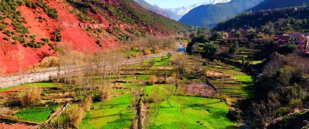 Valle dell’Ourika: paesaggi dell’Atlante — Handioasis Marrakech
